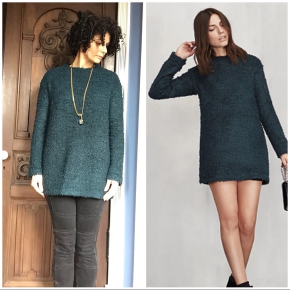 reformation sweater dress